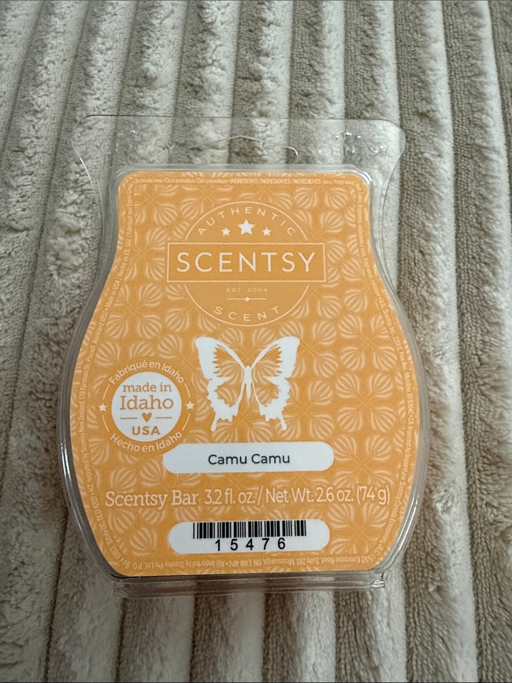 Scentsy Camu Camu Wax Bar